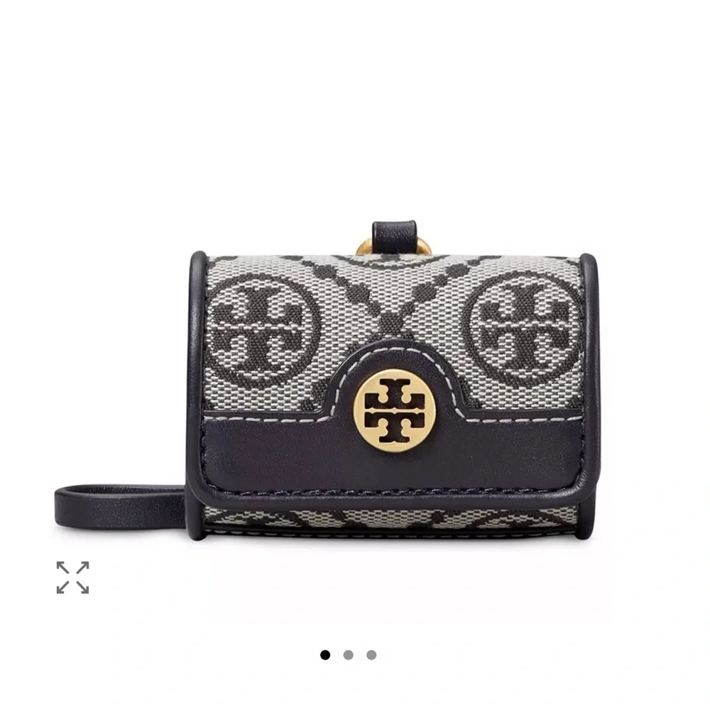 Tory Burch T Monogram Jacquard Airpods Case
